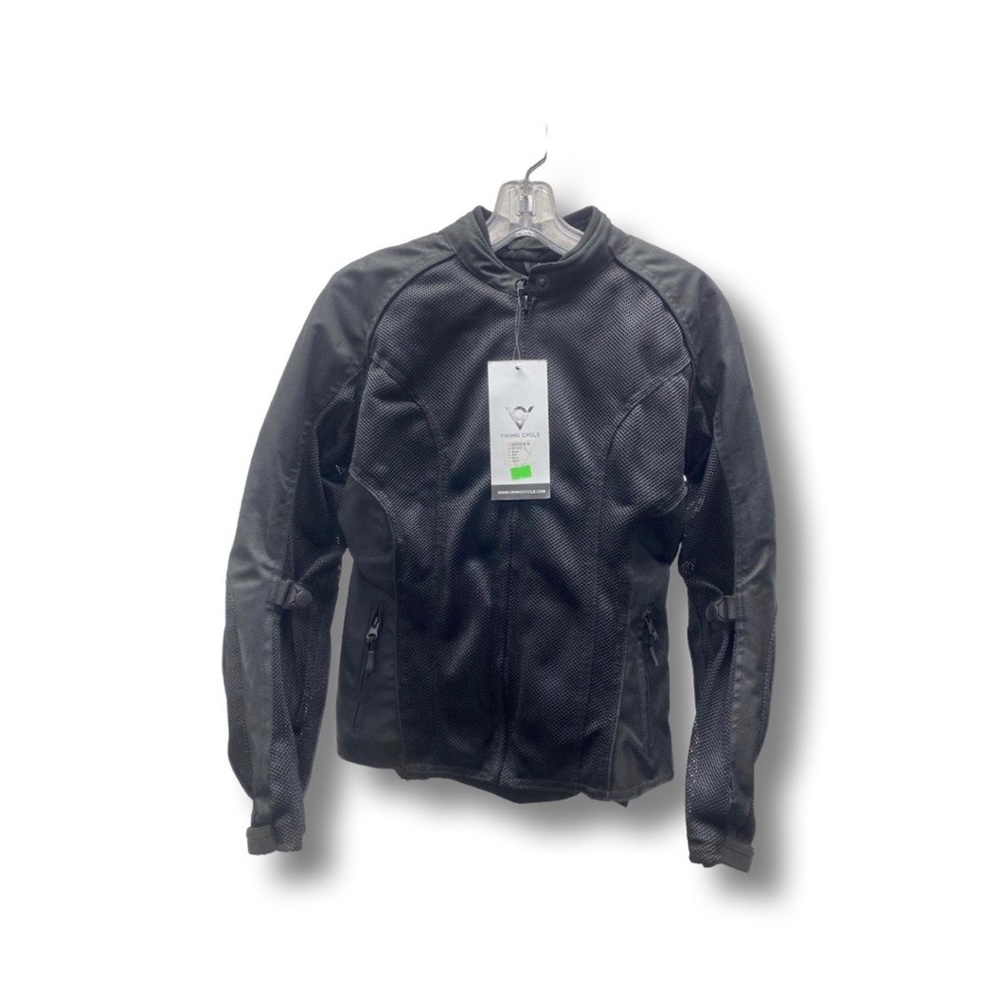 NWT Viking Cycle Warlock Black Mesh Jacket for Women Sz Small